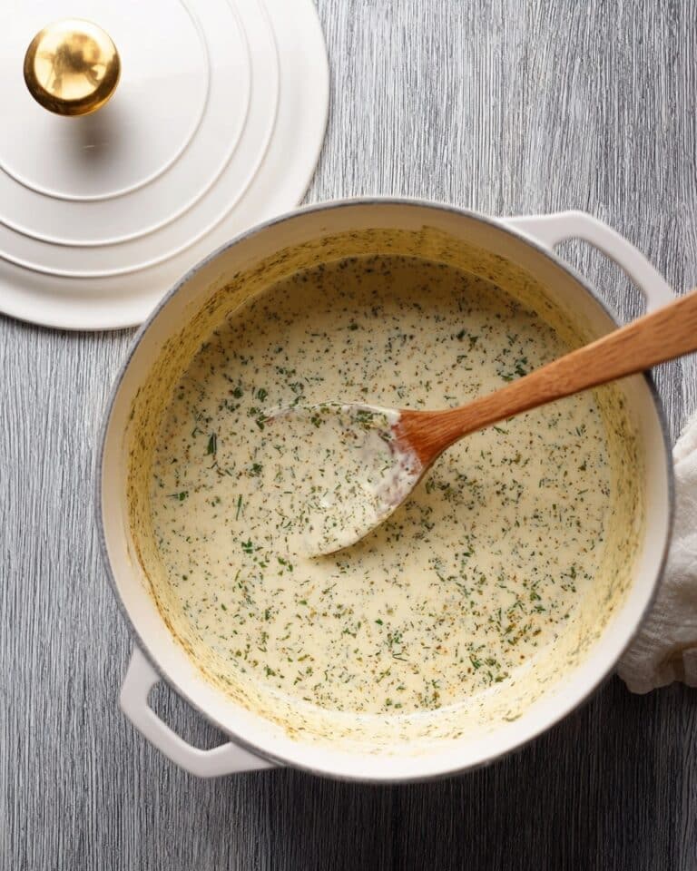 Creamy Garlic Bread Soup Recipe