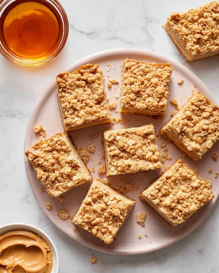 Peanut Butter Oatmeal Bars Recipe