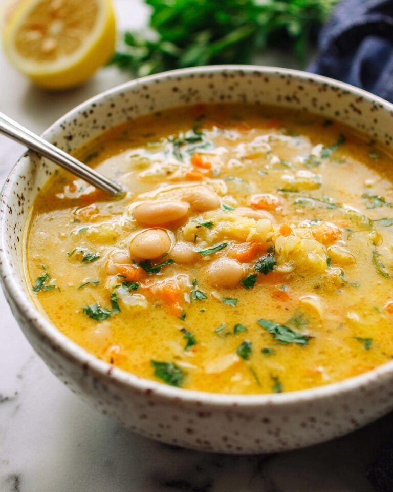 Lemon Chickpea Orzo Soup Recipe
