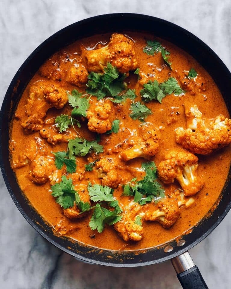 Butter Cauliflower Curry with Spiced Tomato Sauce Recipe