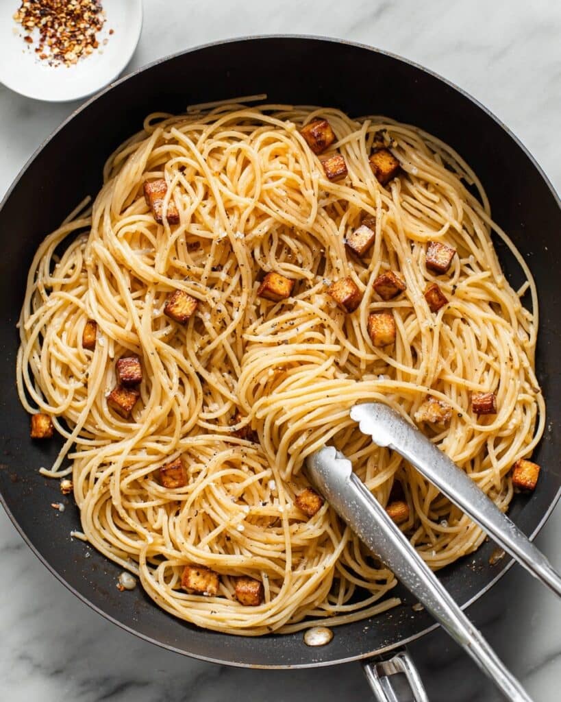 Halloumi Carbonara Recipe