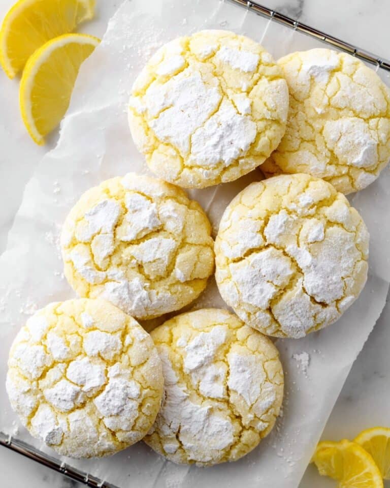 Lemon Crinkle Cookies Recipe