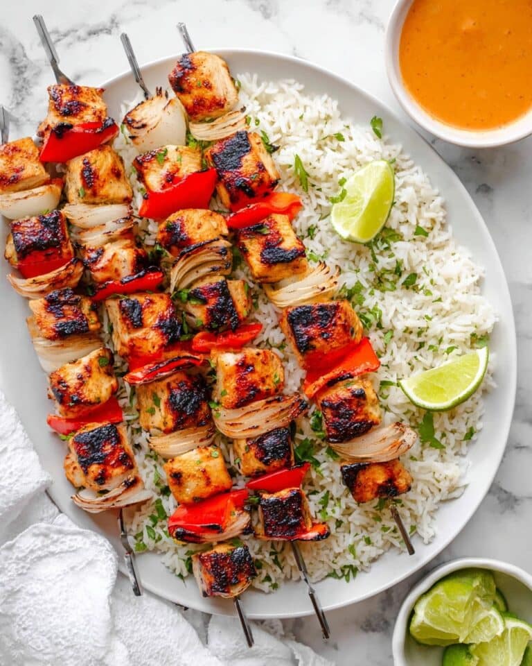 Grilled Chipotle Honey Chicken Kabobs Recipe