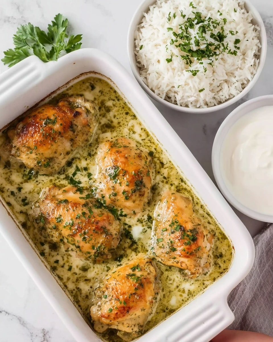 Smothered Cheesy Sour Cream Chicken Recipe