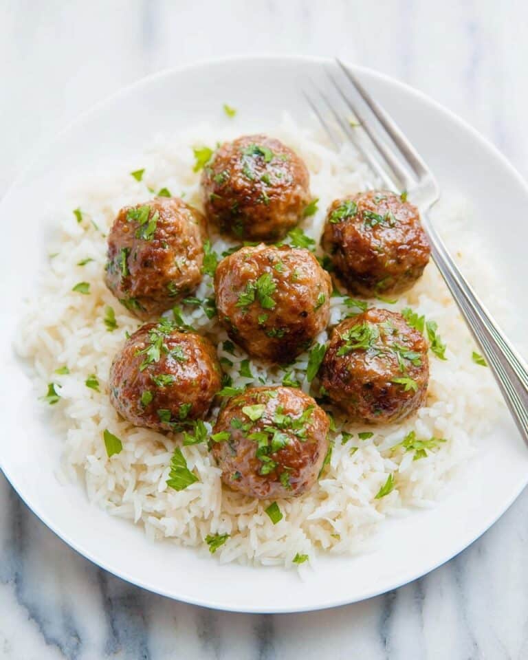 Honey Garlic Turkey Meatballs Recipe