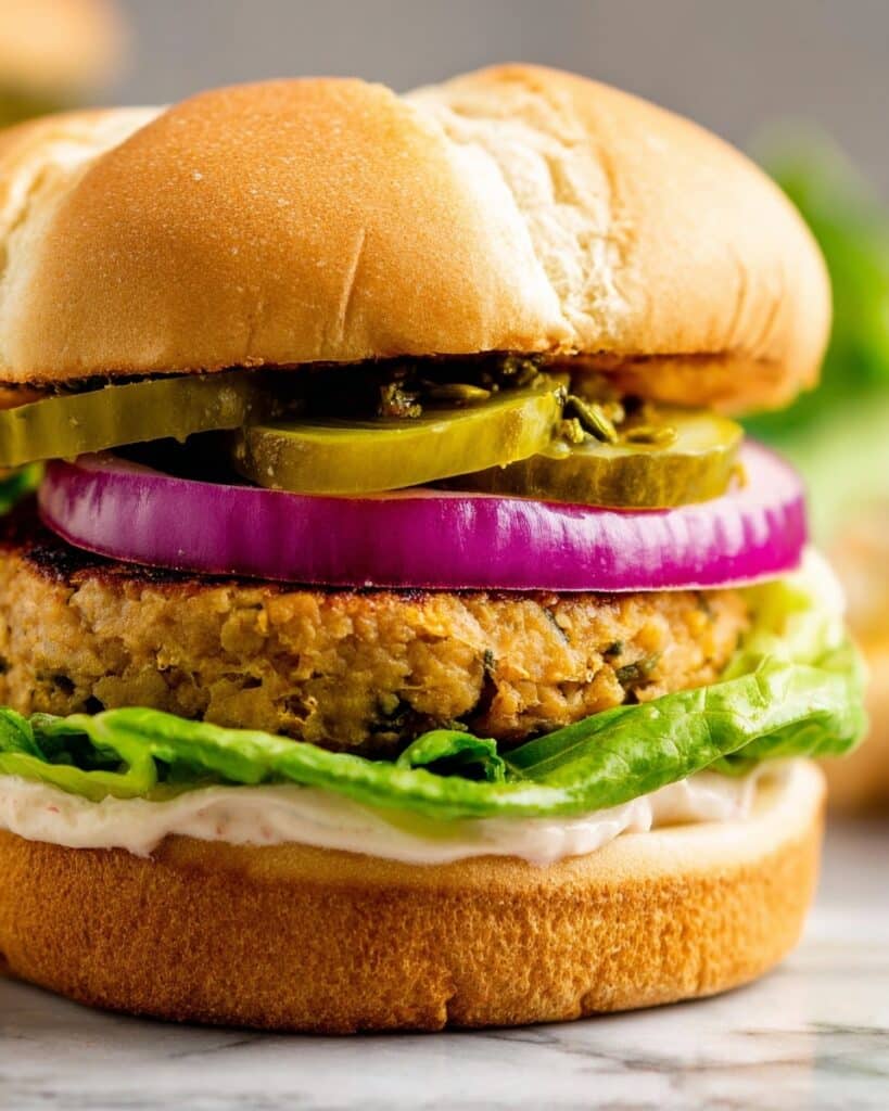 Pickle Ground Chicken Burgers Recipe