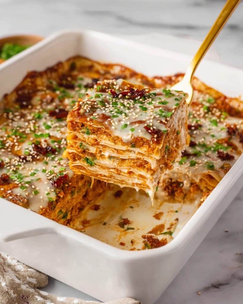 Dumpling Lasagna Recipe