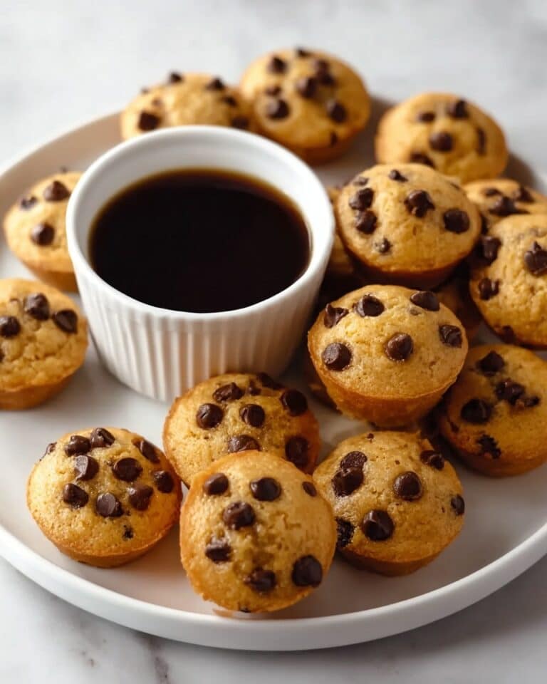 Mini Pancake Muffin Bites with Chocolate Chips Recipe