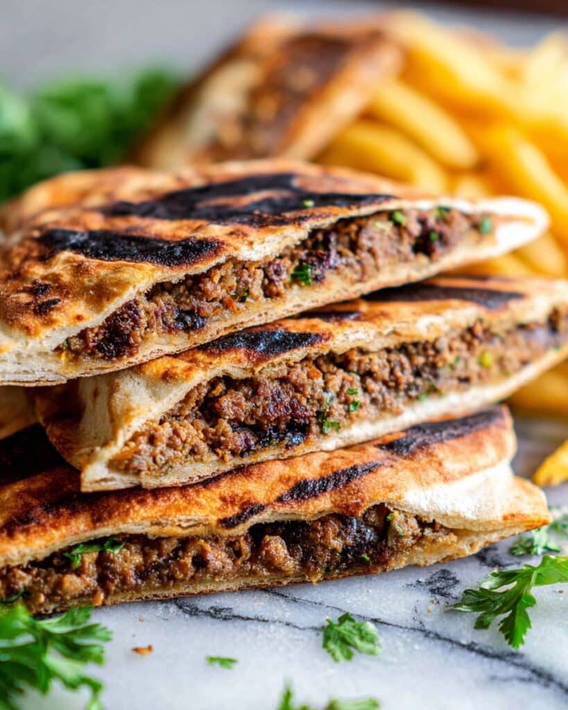 Arayes (Middle Eastern Stuffed Pita) Recipe