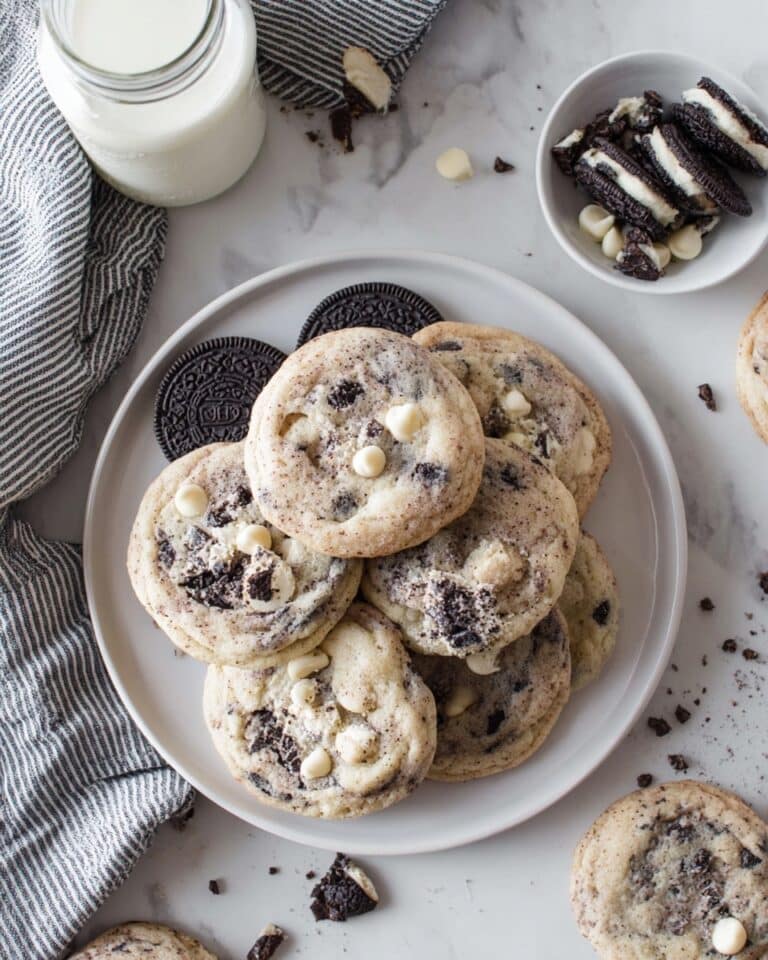 Cookies and Cream Cookies with White Chocolate Chips Recipe