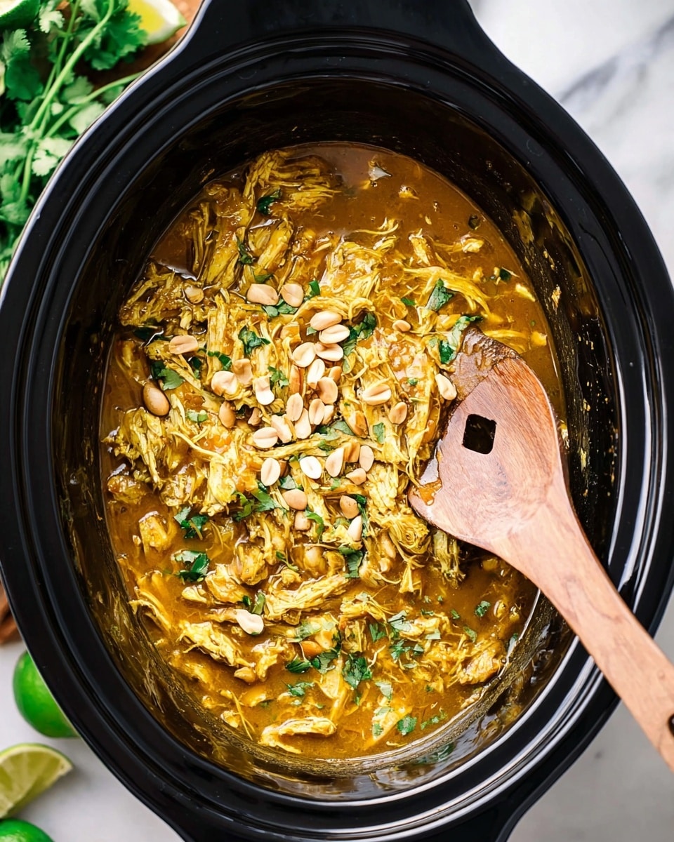Slow Cooker Peanut Chicken Recipe