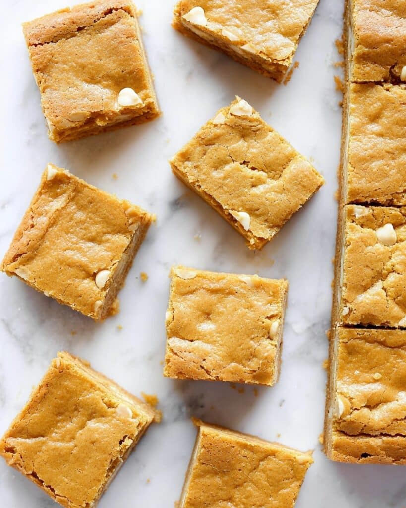 White Chocolate Chip Blondies Recipe