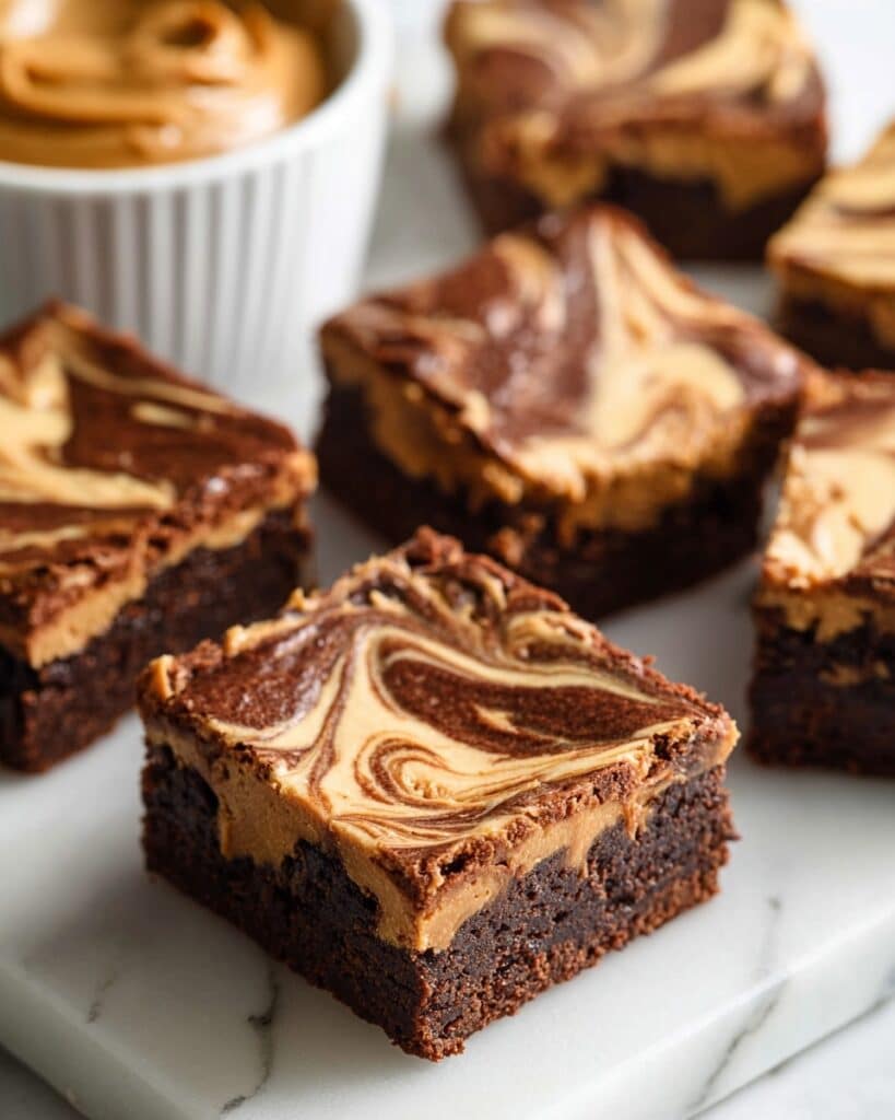 Peanut Butter Brownies Recipe