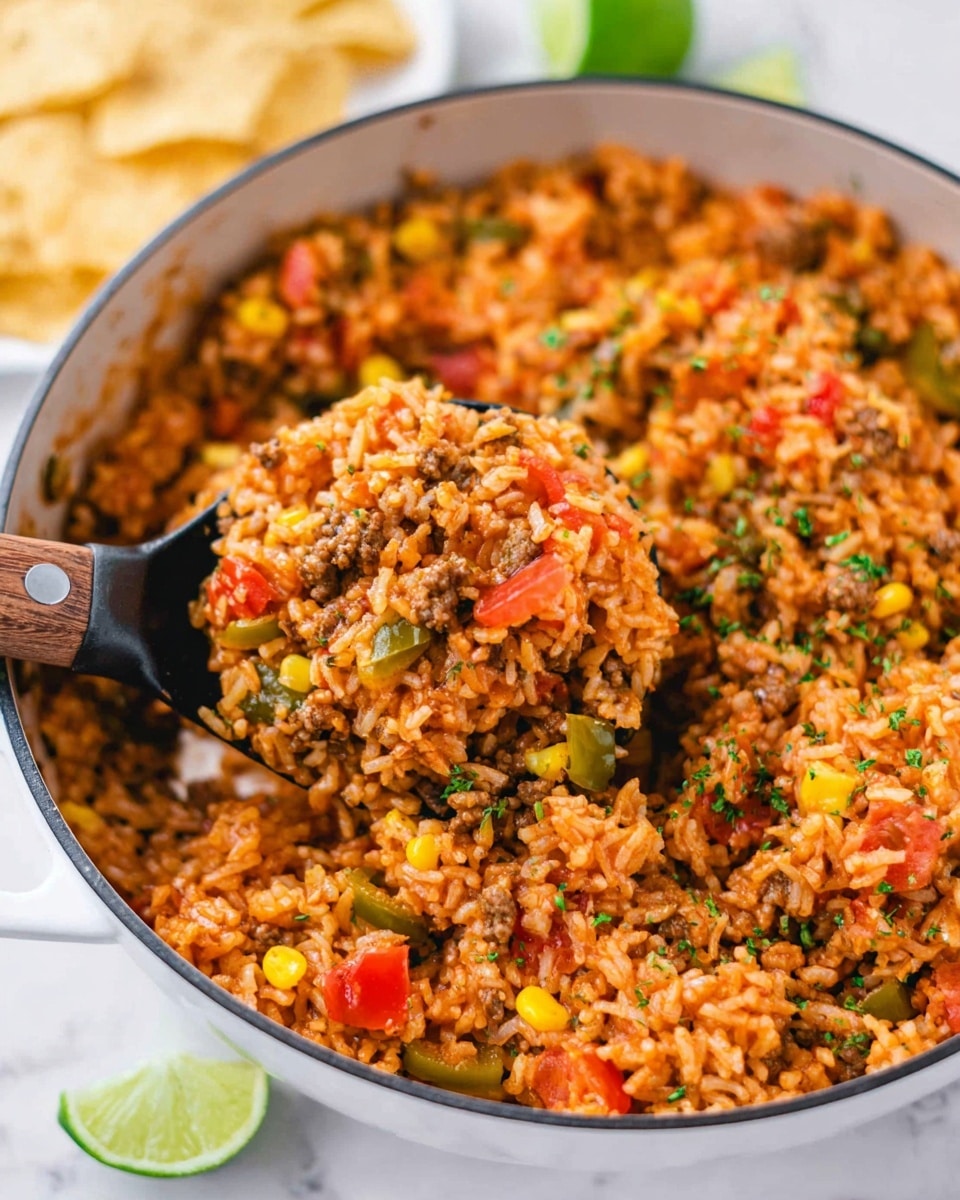 Spanish Rice with Ground Beef Recipe