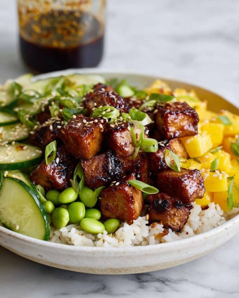 Salmon Rice Bowl with Soy Ginger Sauce Recipe