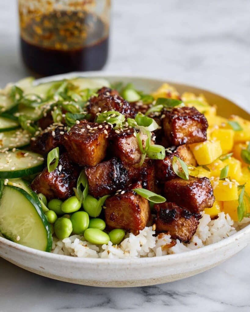 Salmon Rice Bowl with Soy Ginger Sauce Recipe