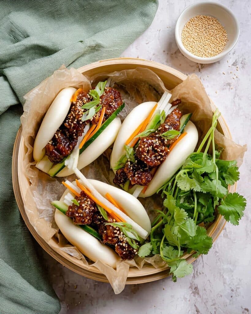 Vegan Bao Buns with Crispy Hoisin Cauliflower Recipe