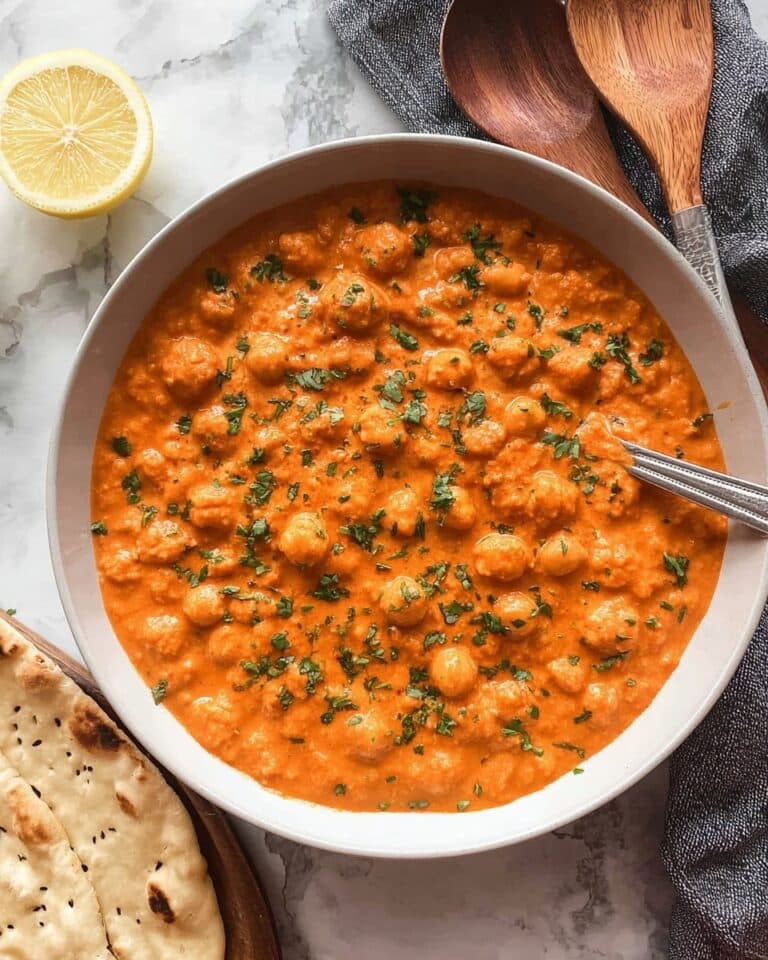Indian Butter Chickpeas Recipe