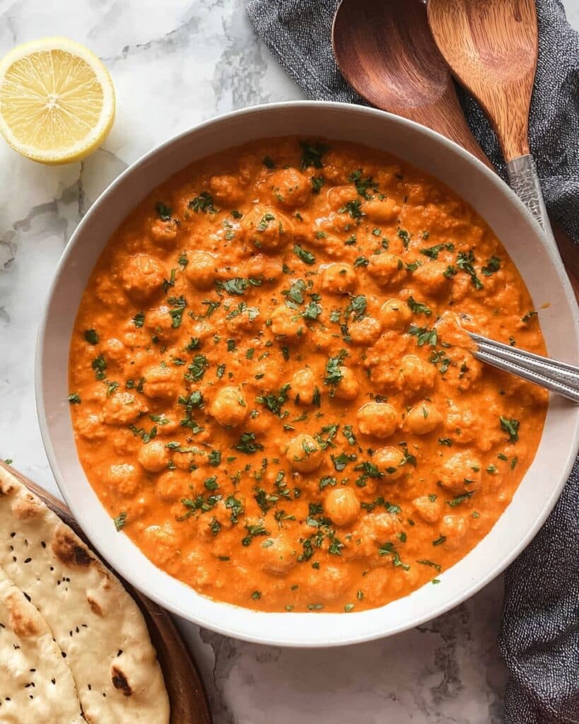 Indian Butter Chickpeas Recipe