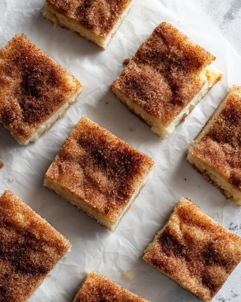 Easy Snickerdoodle Blondies Recipe