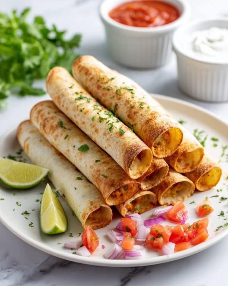 Crispy Chicken Taquitos Recipe