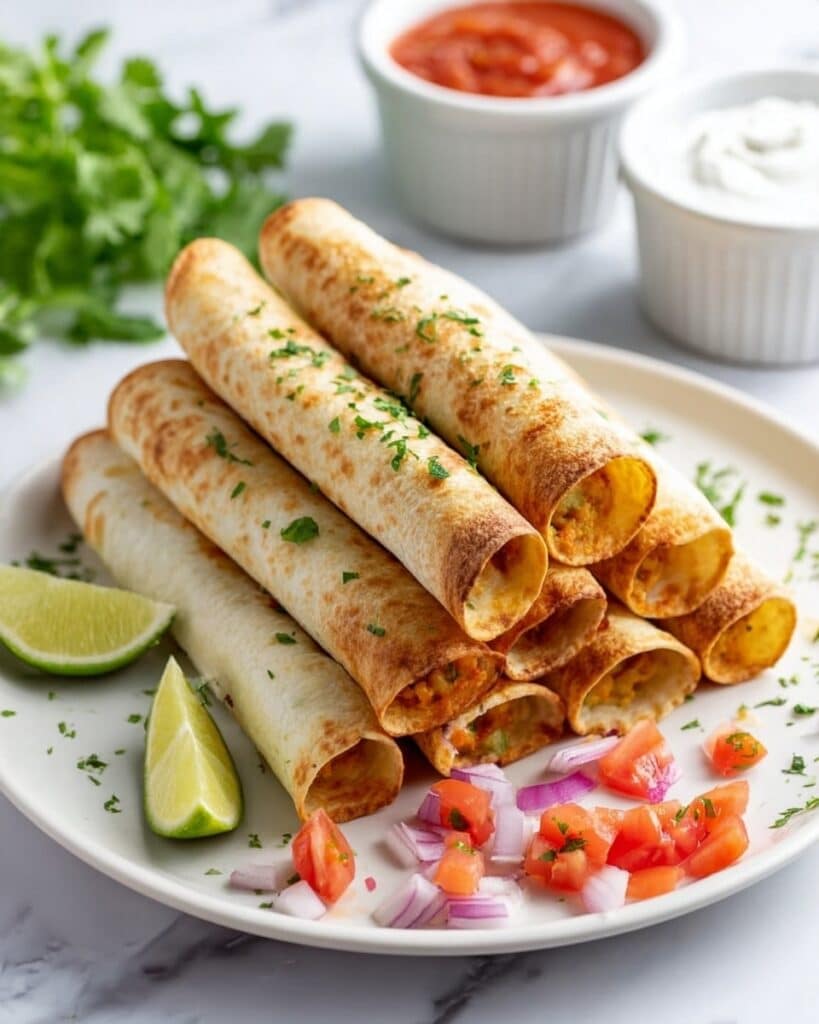 Crispy Chicken Taquitos Recipe