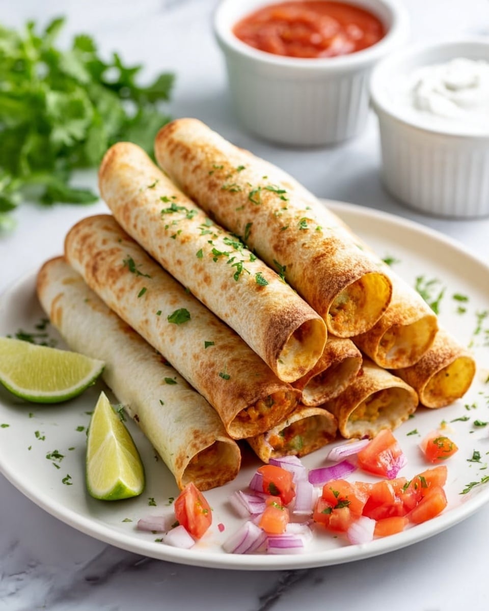 Crispy Chicken Taquitos Recipe