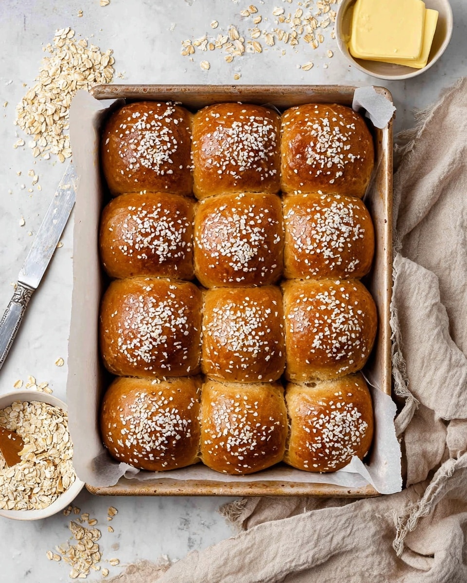 Oatmeal Molasses Rolls (Vegan) Recipe