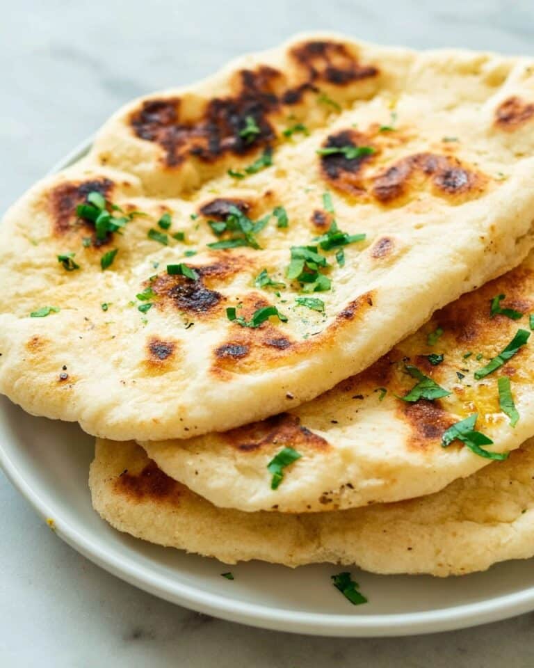 2 Ingredient Dough Naan Bread- No Yeast! Recipe