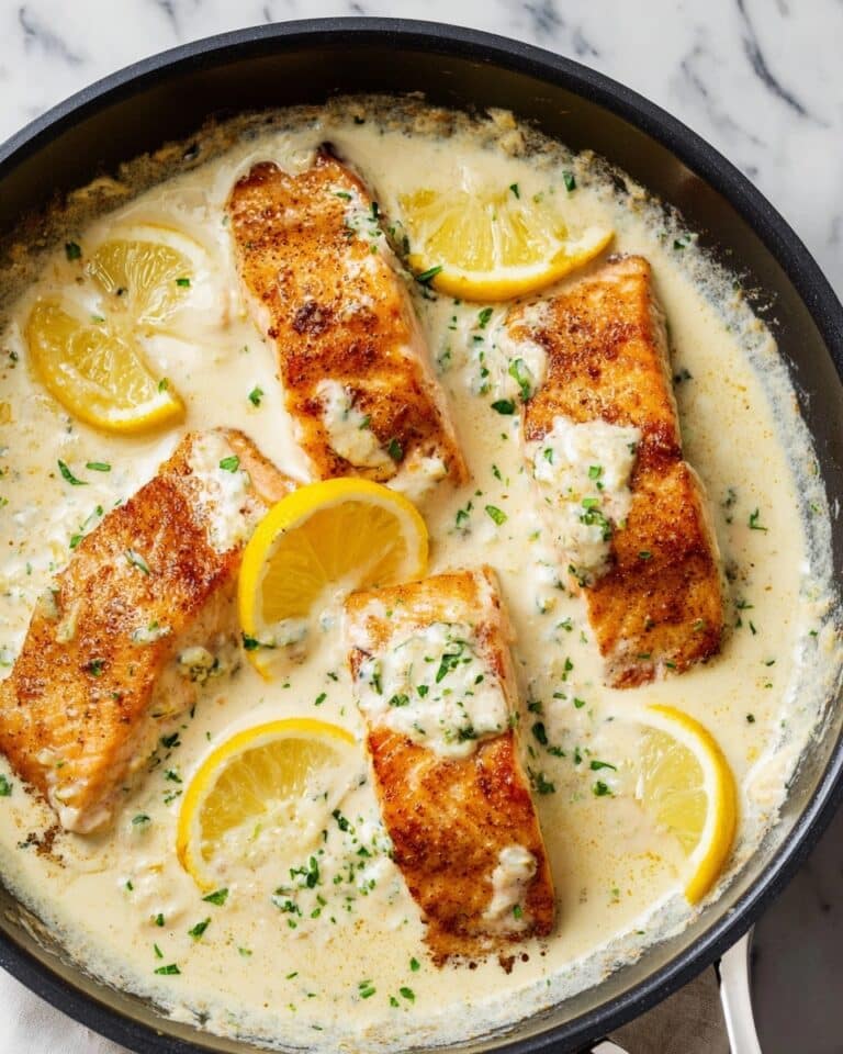 Creamy Lemon Salmon Recipe