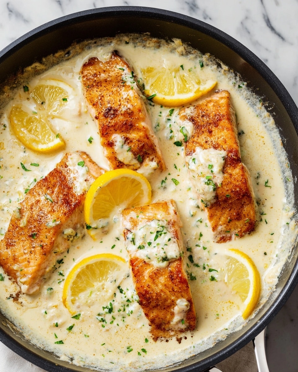 Creamy Lemon Salmon Recipe