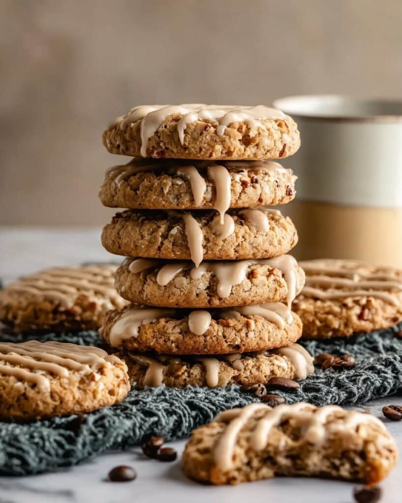 Oatmeal Latte Cookies with Espresso Icing Recipe