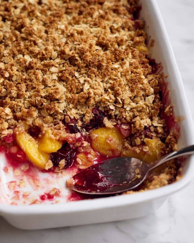 Blackberry Peach Crisp Recipe