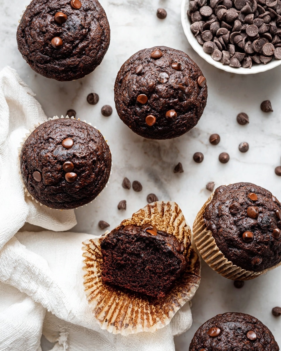Fluffy Black Bean Brownie Muffins Recipe