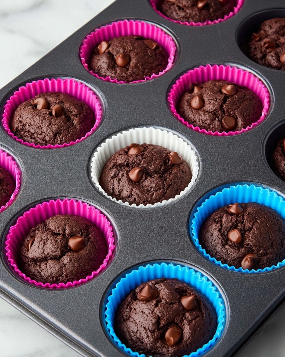 Chocolate Black Bean Blender Muffins {High Protein} Recipe