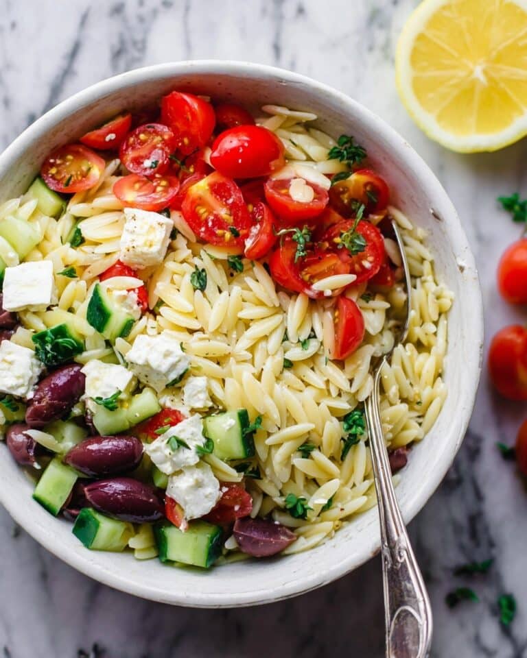 Greek Orzo Salad Recipe