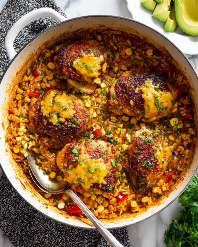One Pan Salsa Chicken and Rice Recipe