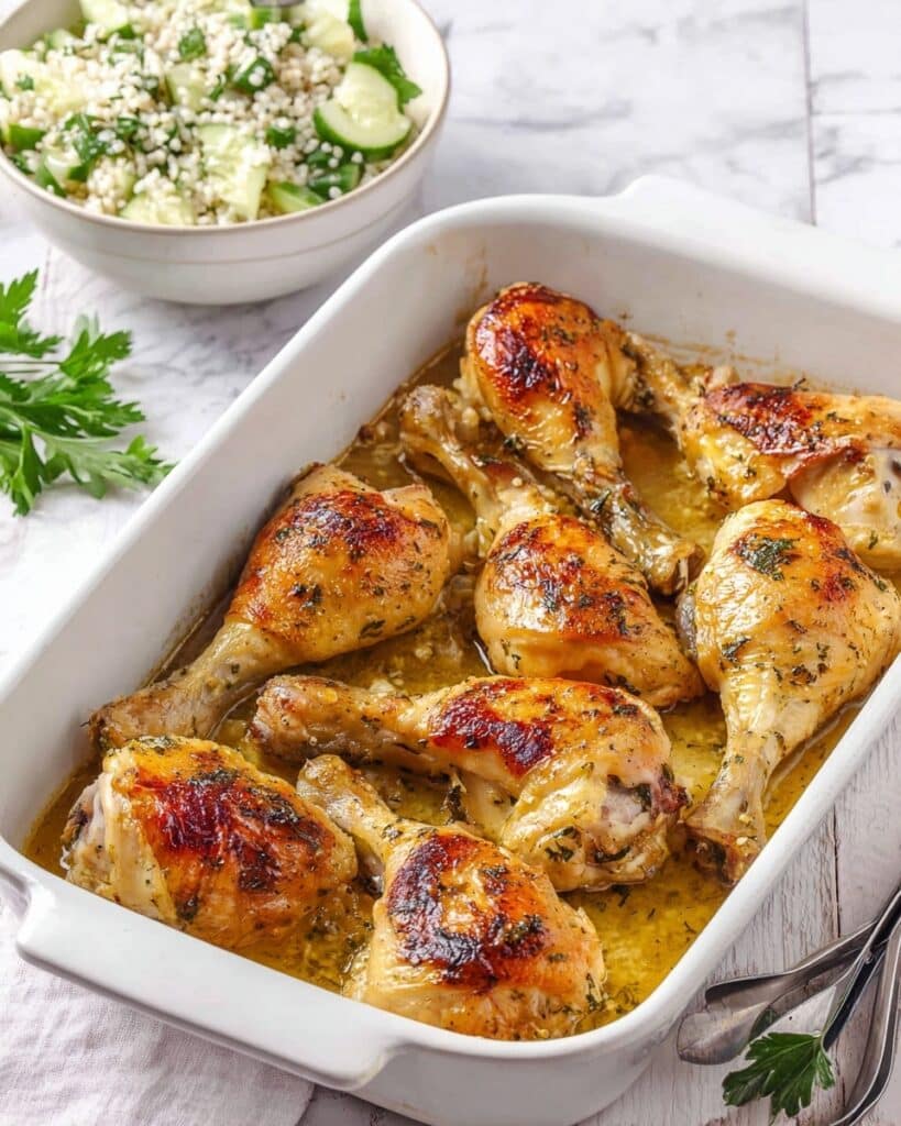 Greek Chicken with Lemon and Parsley Recipe