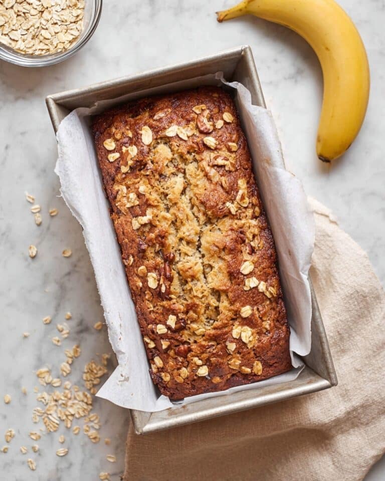 Oatmeal Banana Bread Recipe