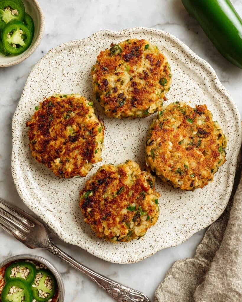 Spicy Tuna Cakes with Chipotle Ranch Dressing Recipe