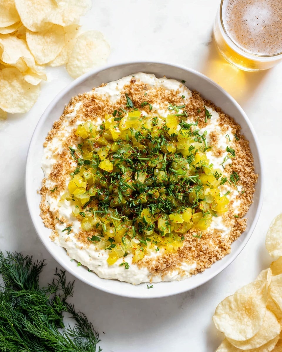 Fried Pickle Dip with Ranch Recipe