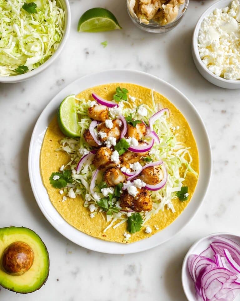 Halibut Fish Tacos with Dairy-Free Coconut Sour Cream Recipe