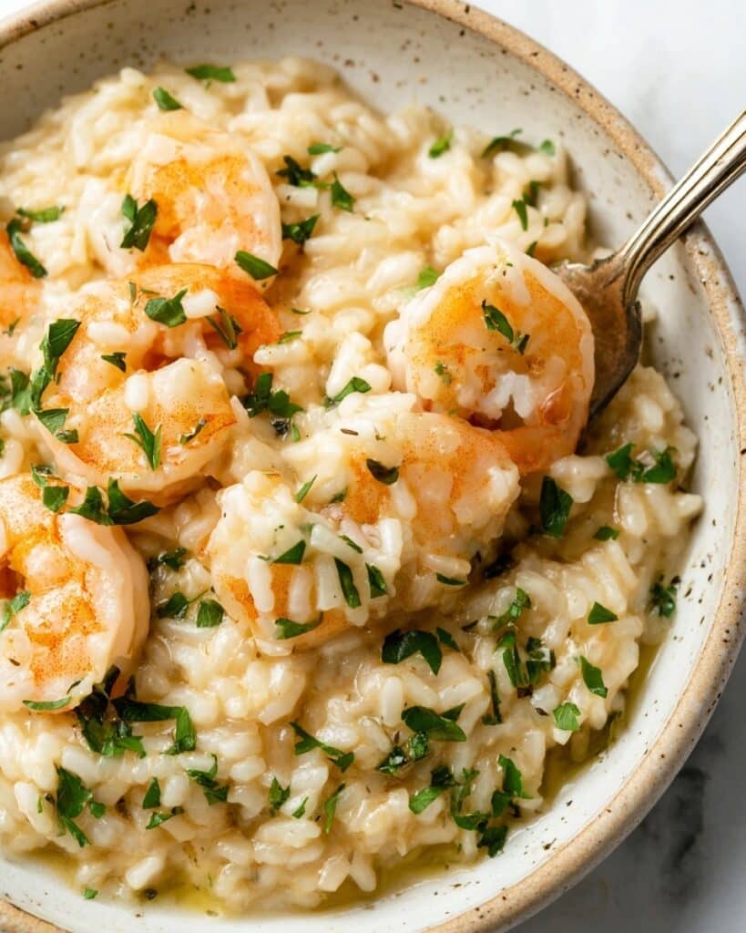 Lemon Garlic Shrimp Risotto Recipe
