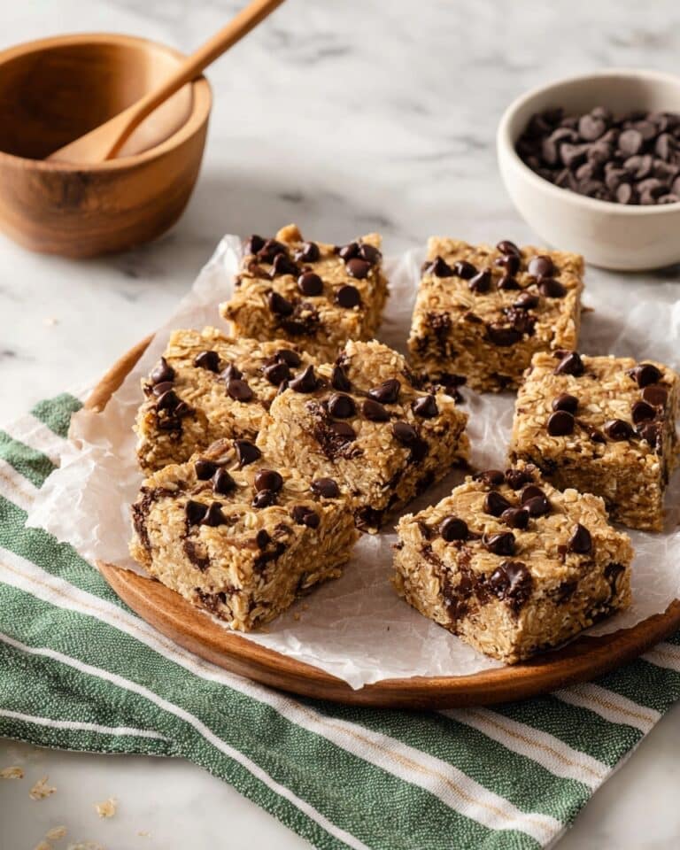 4 Ingredient Peanut Butter Banana Bars Recipe
