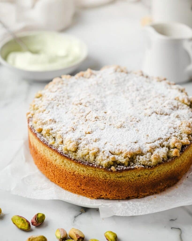 Vegan Pistachio Coffee Cake Recipe