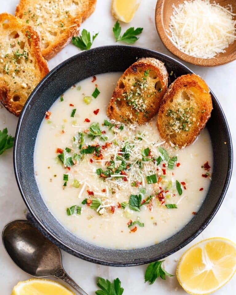 Creamy 20-Minute Bean Soup with Lemon and Herbs Recipe