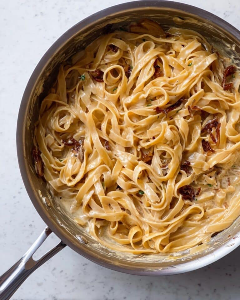Creamy Caramelized Onion Pasta Recipe