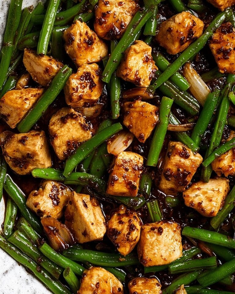 Black Pepper Tofu & Green Beans Recipe