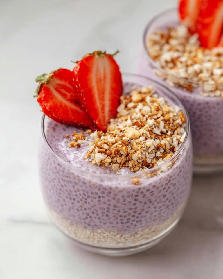 Strawberry Crumble Chia Pudding Recipe