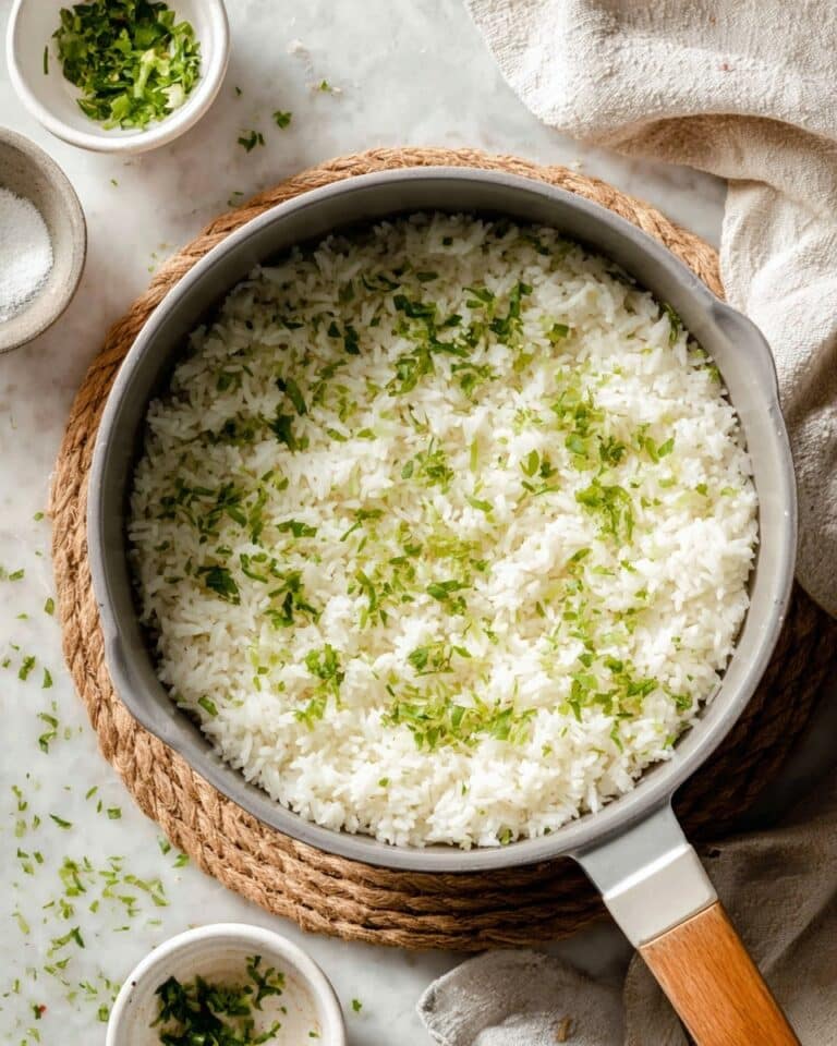 Greek Lemon Rice with Dill and Parsley Recipe